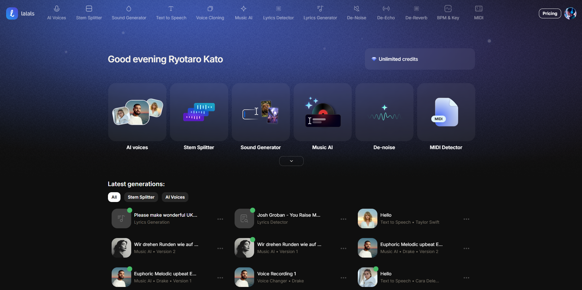 Music Creating Platform With AI Technology